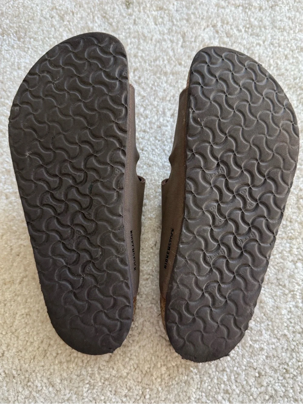 Birkenstock Kids’ Birk-Flor Arizona Brown Slide Sandals with Buckles